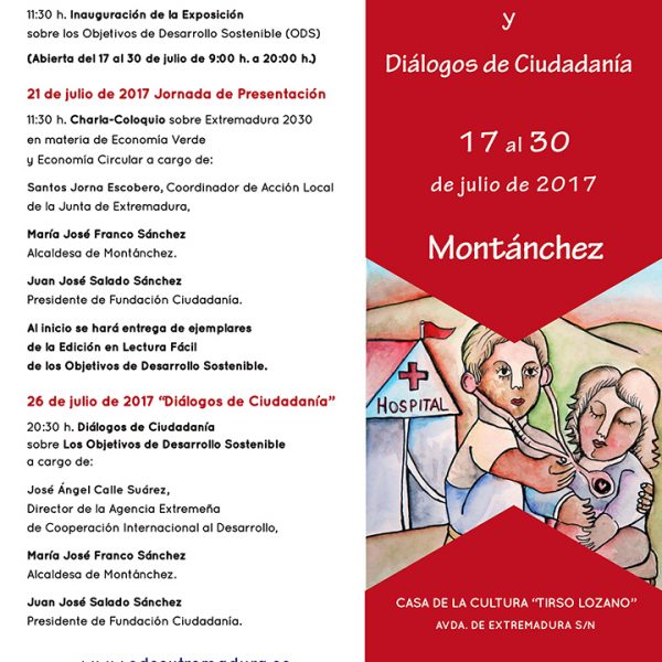Cartel Presentación Jornadas ODS Montánchez